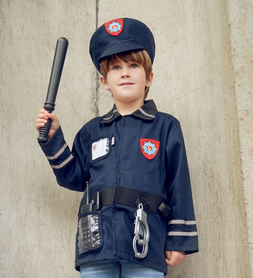 Policeman Suit W/accessories (sz 4-7 Yrs)