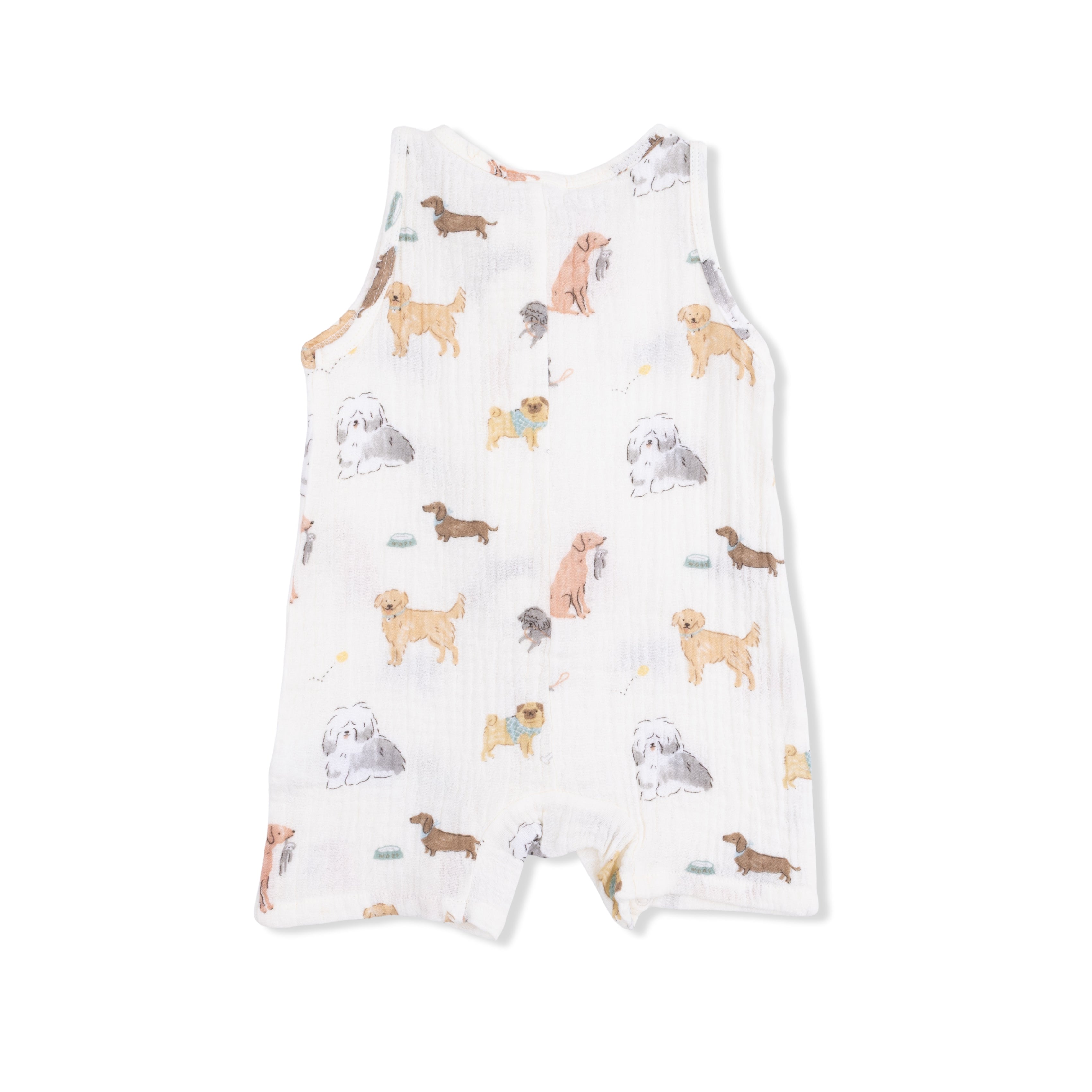 Awesome Dogs - Sleeveless Shortie Romper