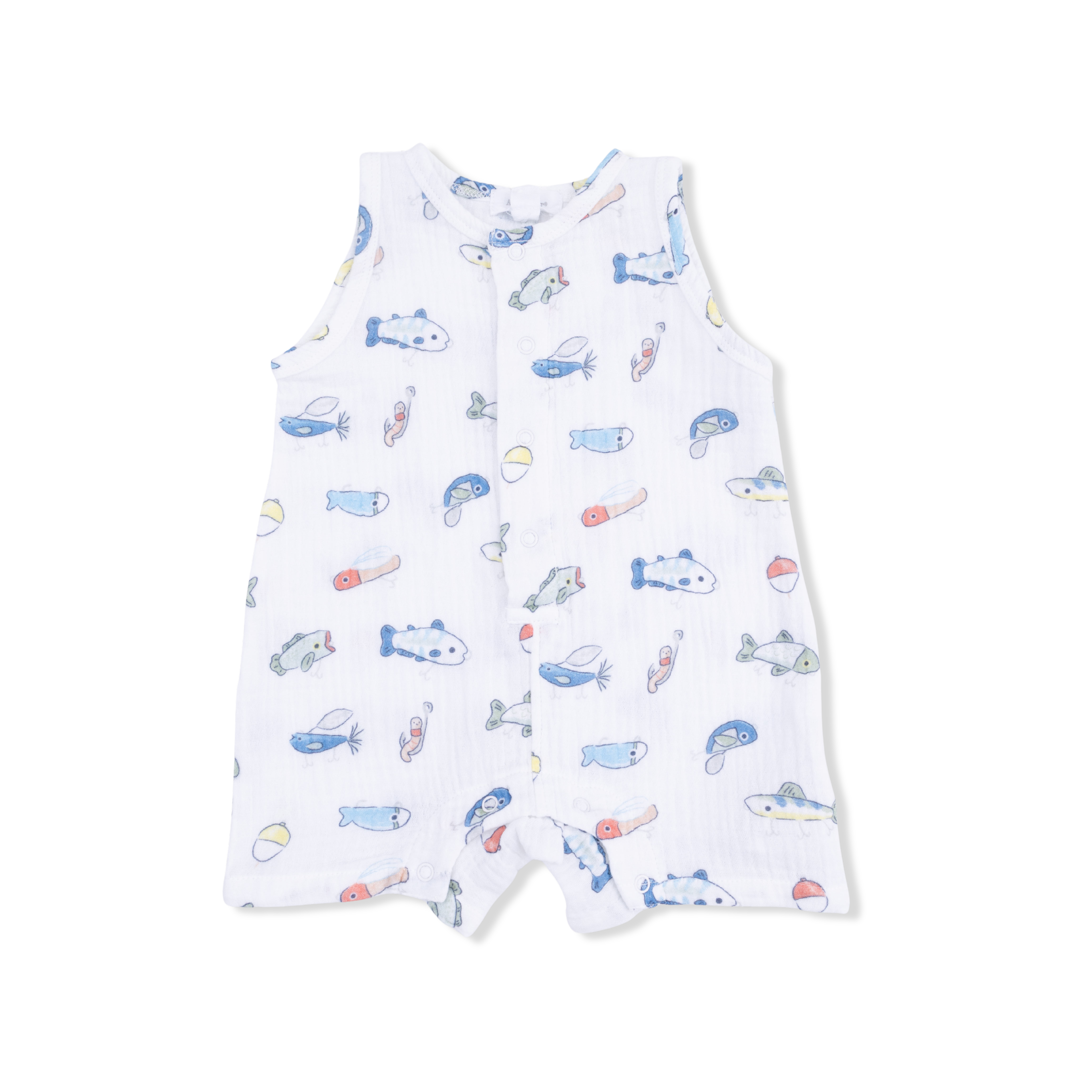 Fishing Lures - Sleeveless Shortie Romper