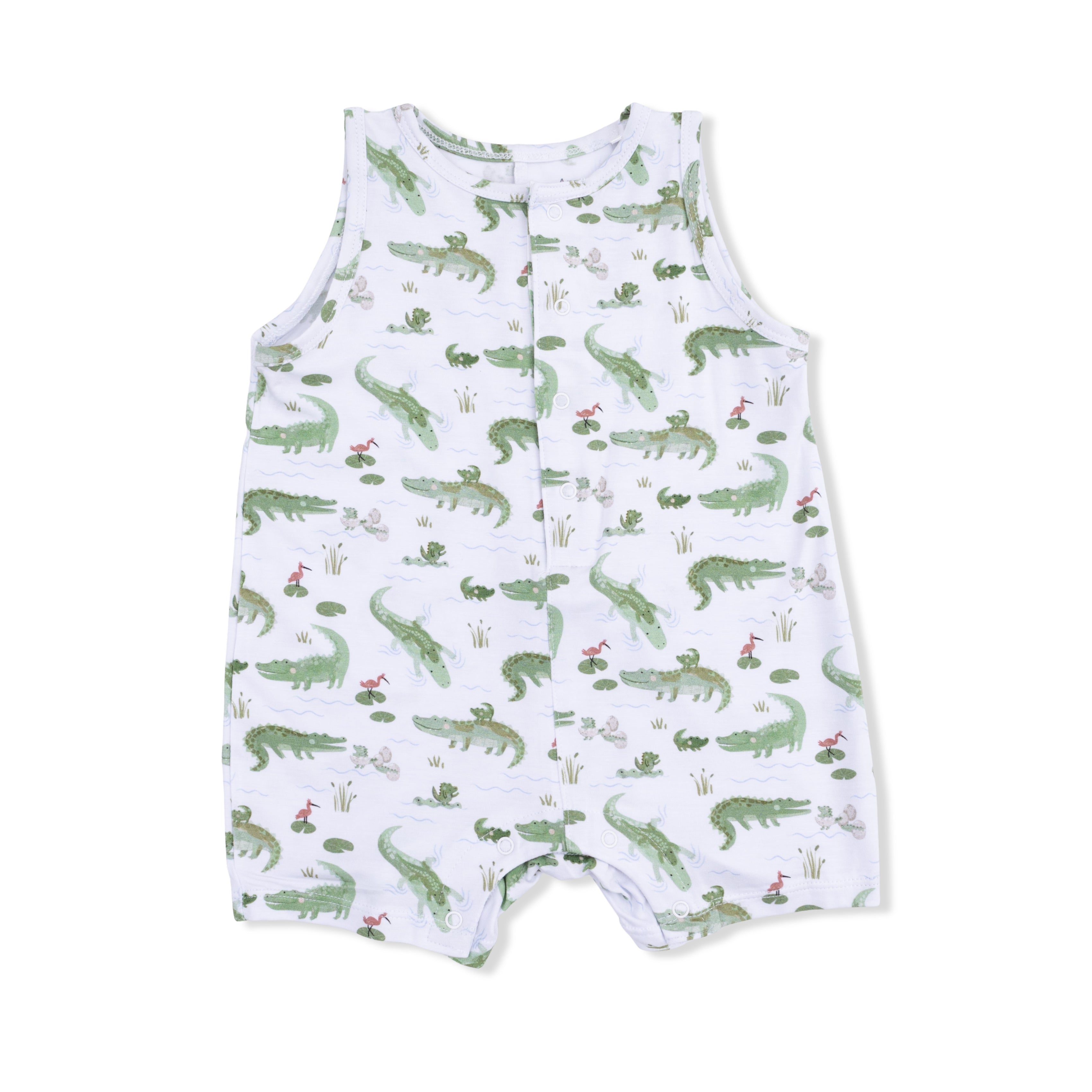 Crayon Alligators - Sleeveless Shortie Romper