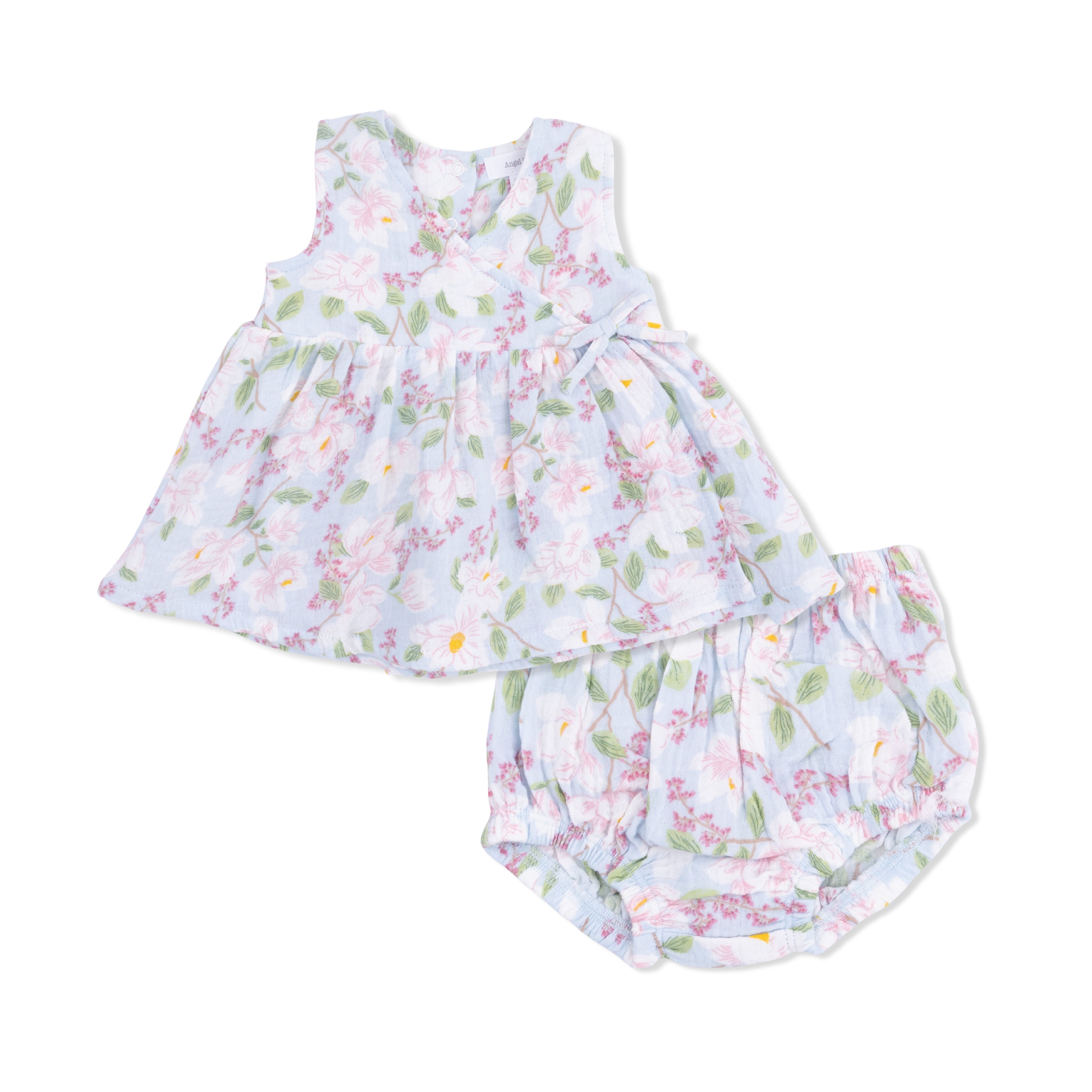 Magnolias - Kimono Dress And Bloomer