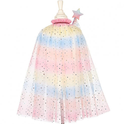 Unicorn Costume Cape Set W/ Headband & Wand - Role-play For Children(2 Sizes)