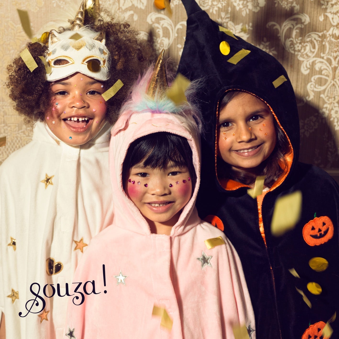 Pumpkin Costume Cape For Kids - Carnival & Festive Use - Sz 4-8 Yrs