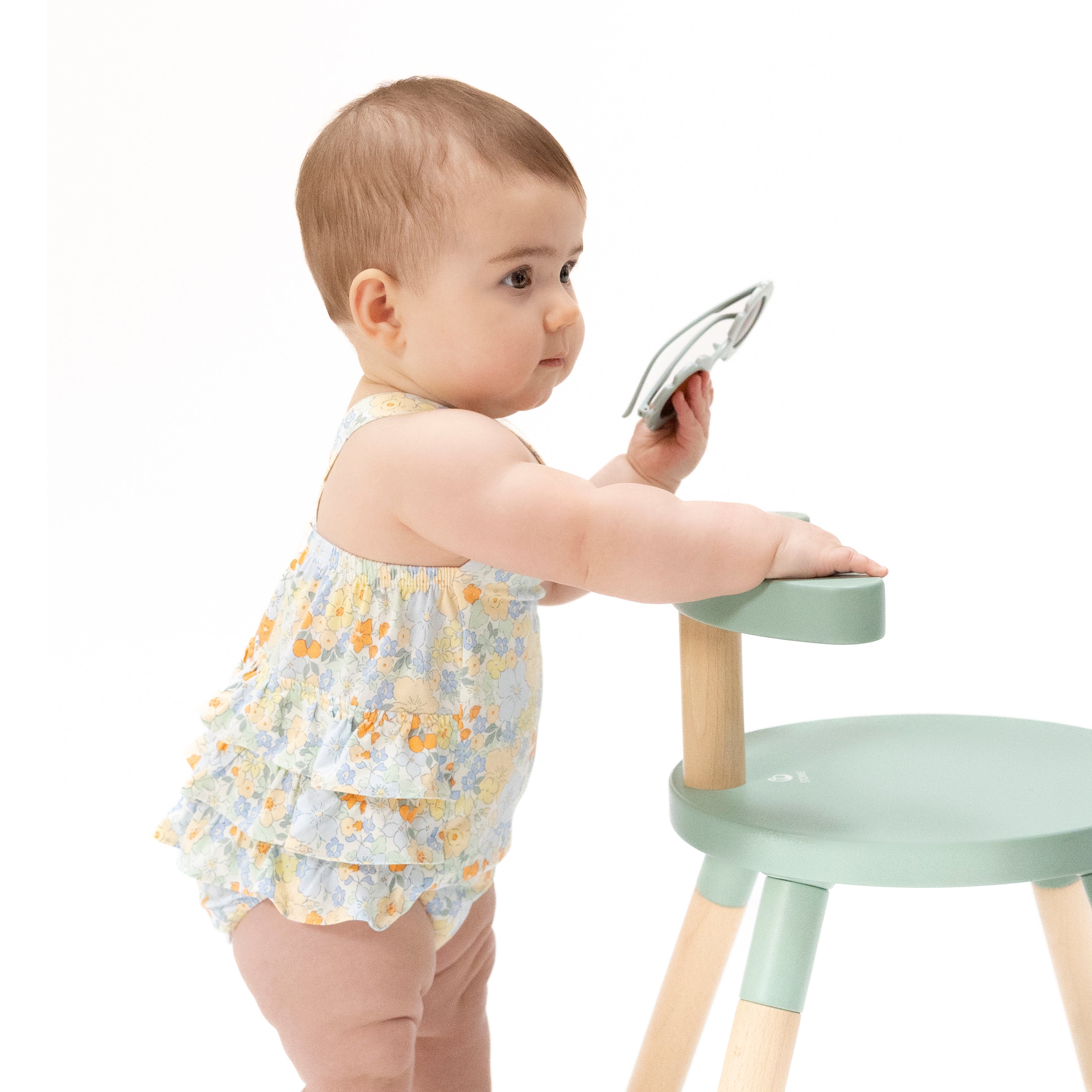 Georgia Floral - Ruffle Sunsuit