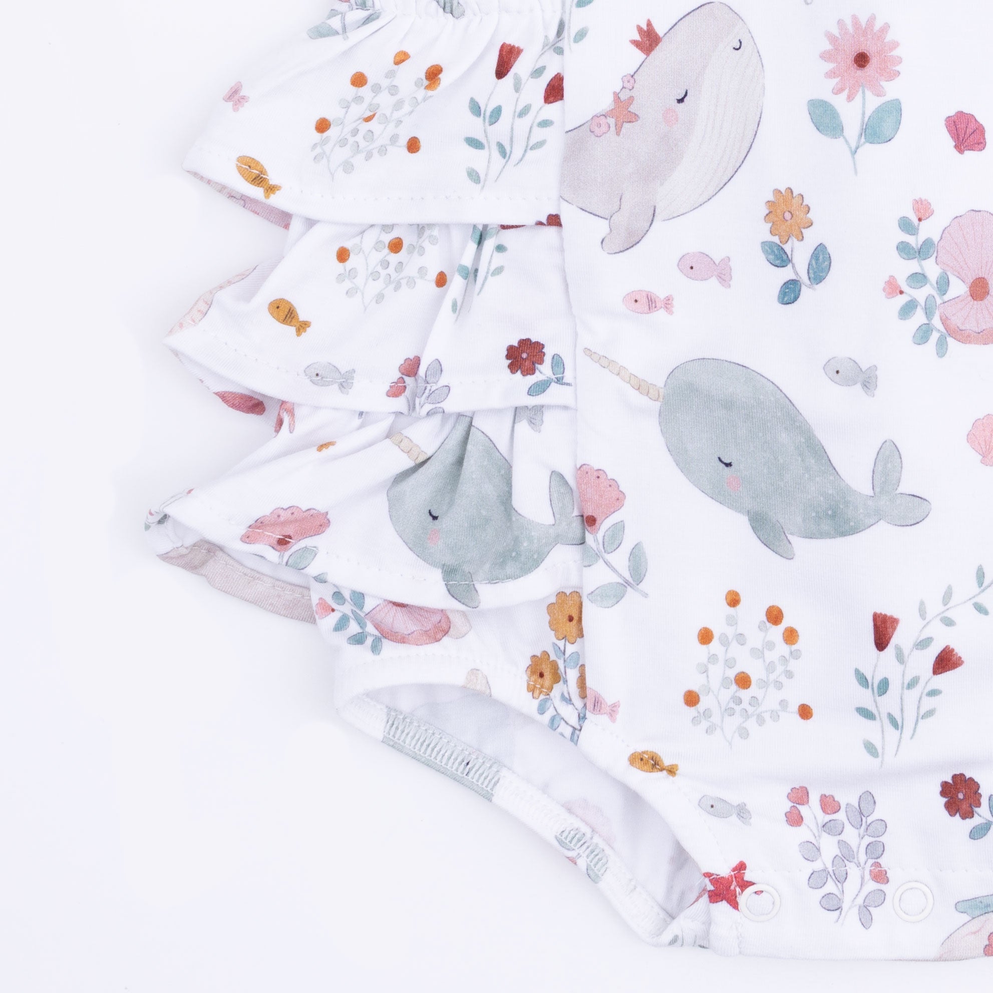Garden Sea Creatures - Ruffle Sunsuit