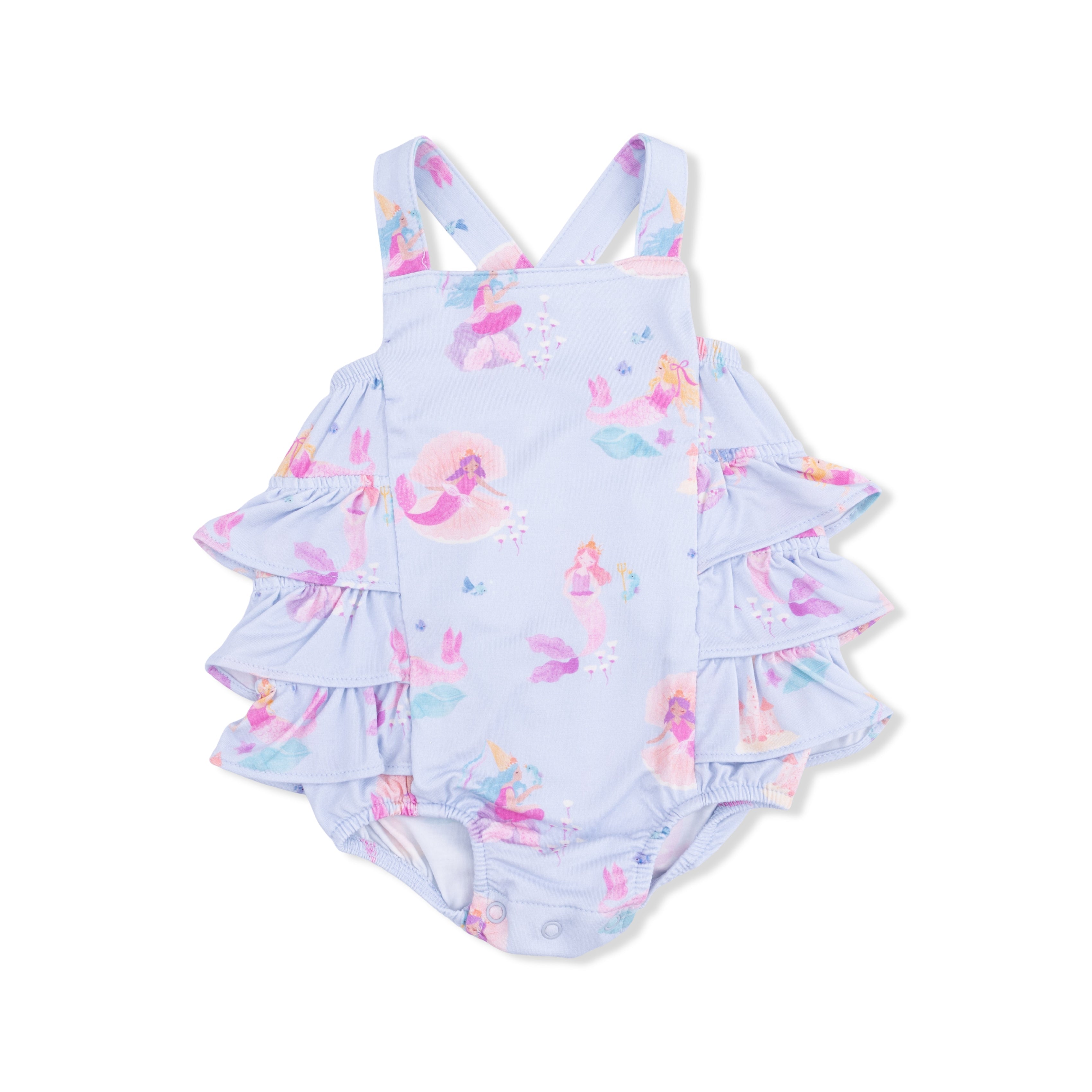 Mermaid Princesses - Ruffle Sunsuit