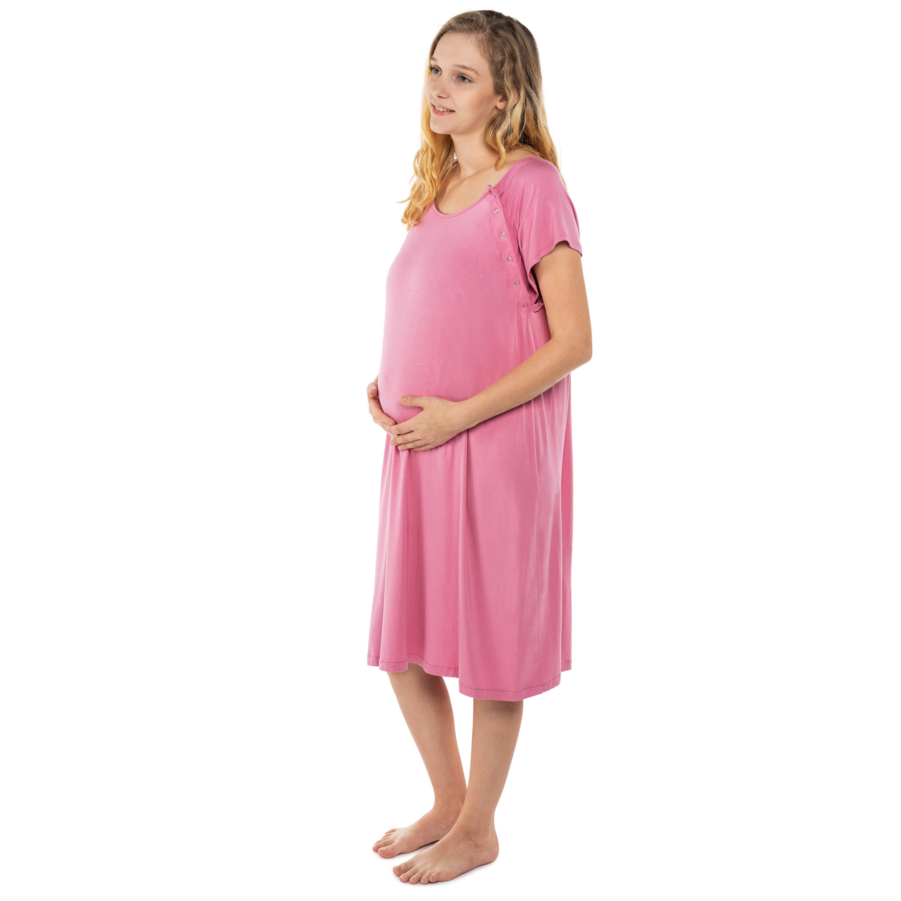 Rose Mommy Labor And Delivery Nursing Hoospital Gown