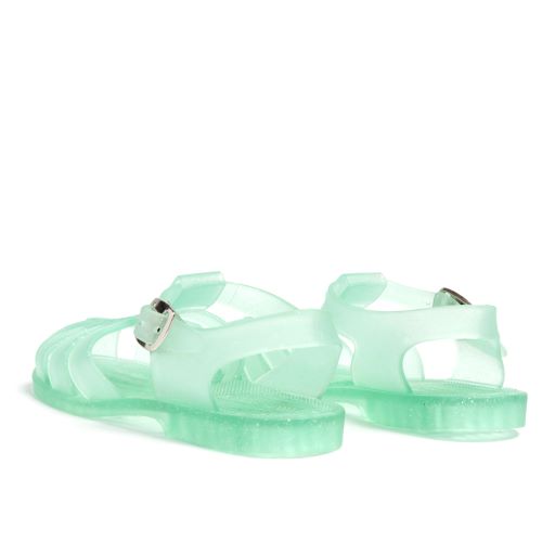 Toddler Jelly Sandals in Turquoise Glitter - Just Add Water