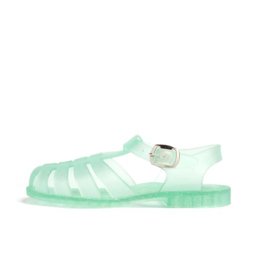 Toddler Jelly Sandals in Turquoise Glitter - Just Add Water