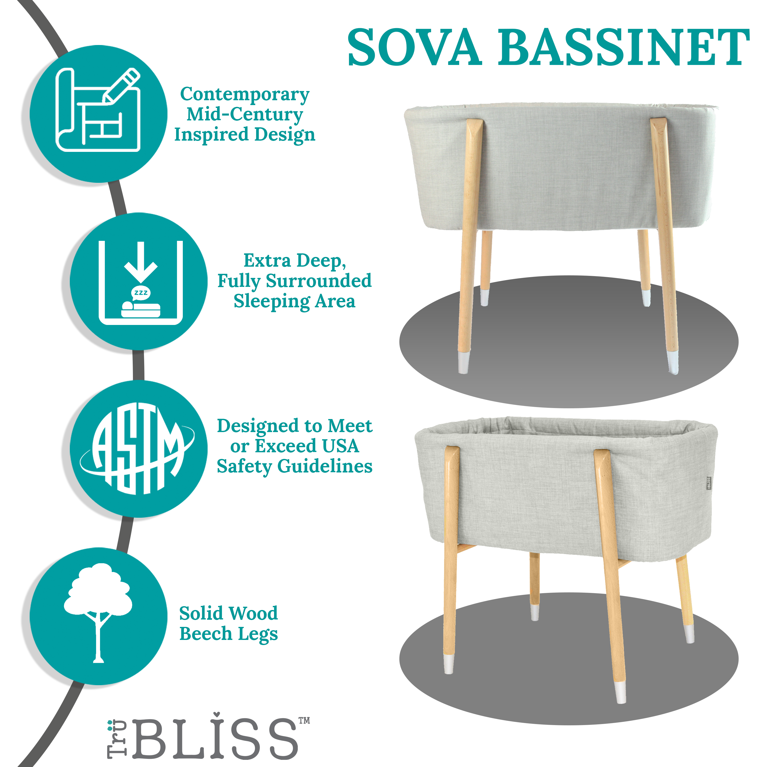 Trubliss Sova Bassinet