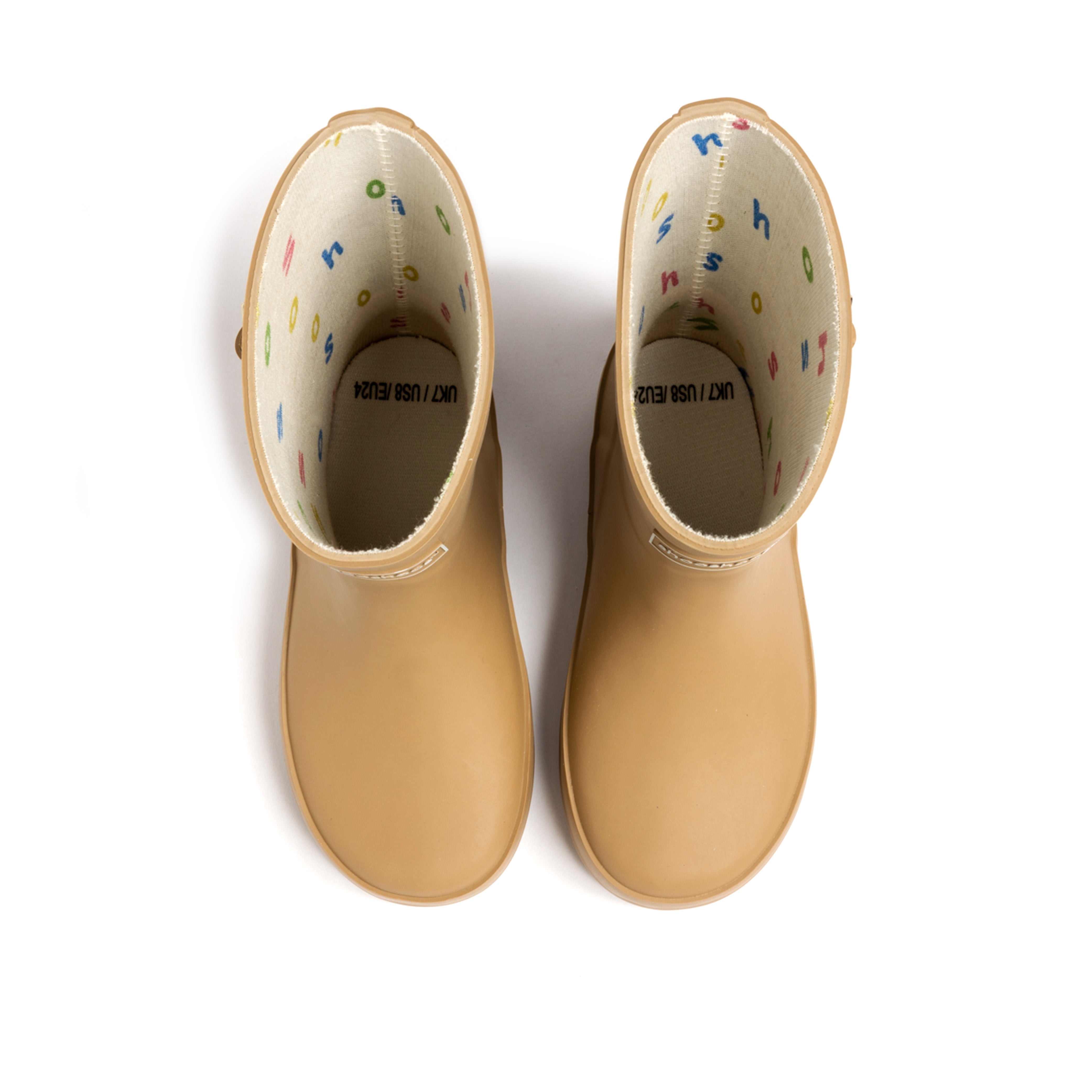 Toddler Rain Boots in Tan - Snickerdoodle