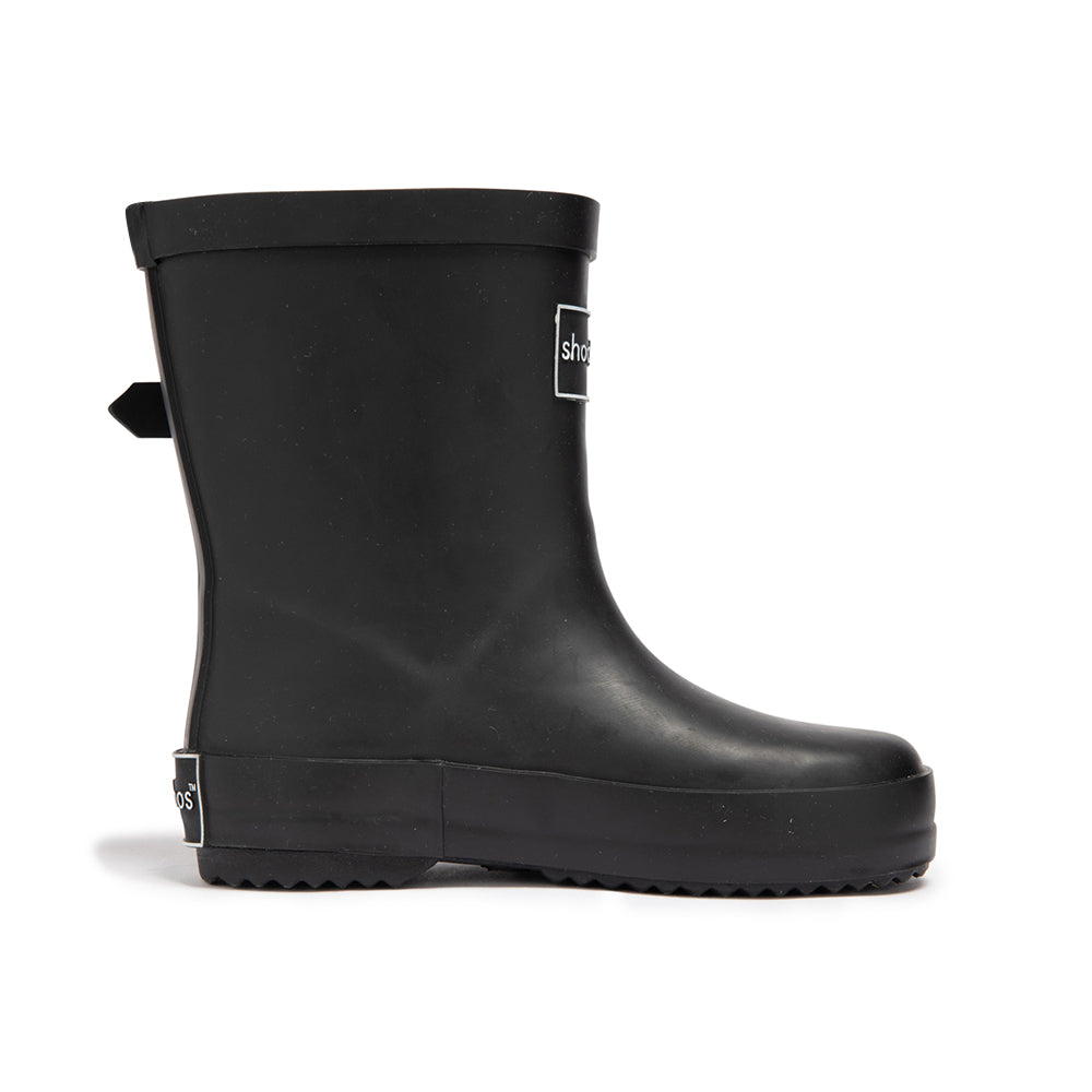 Toddler Rain Boots in Black - Arrow