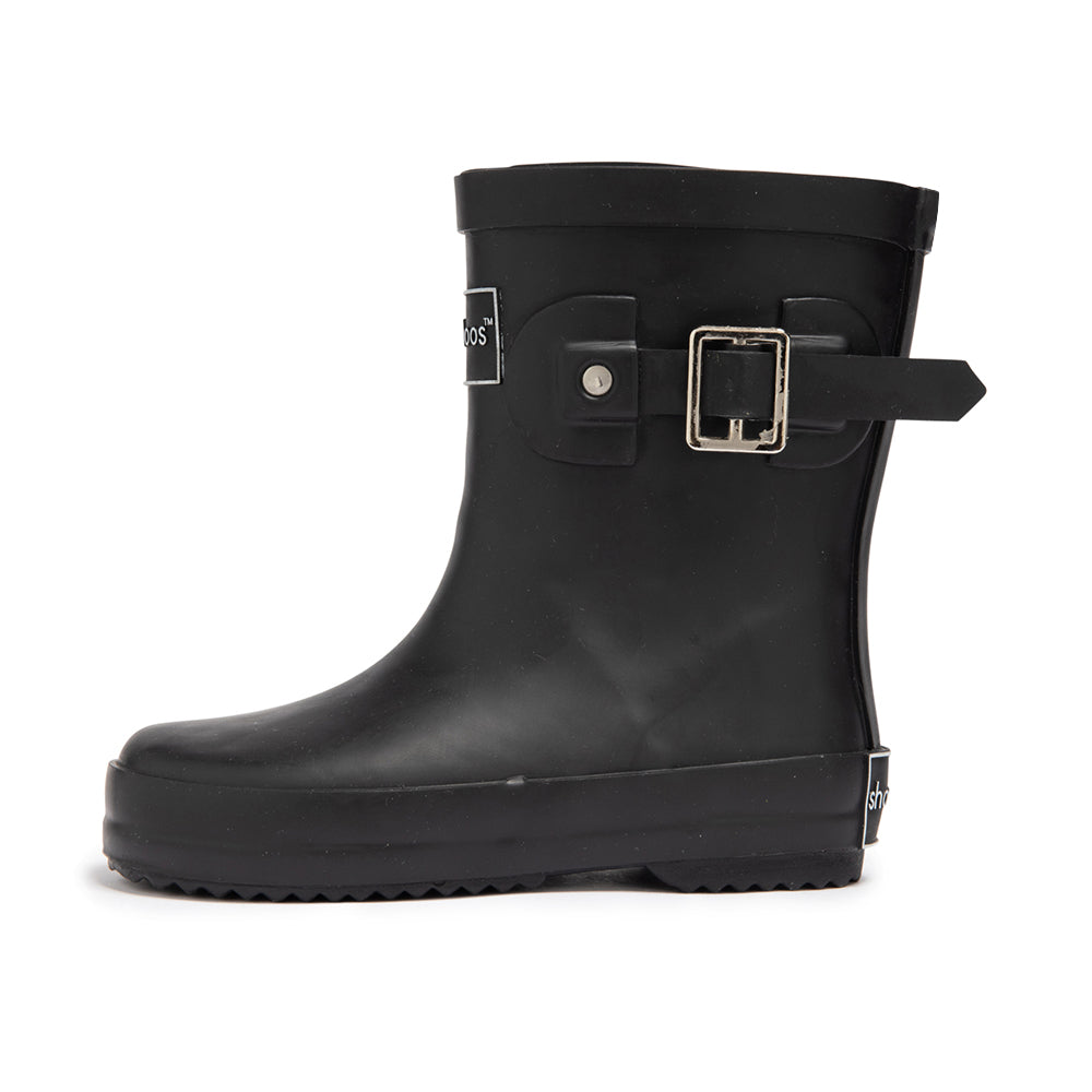 Toddler Rain Boots in Black - Arrow