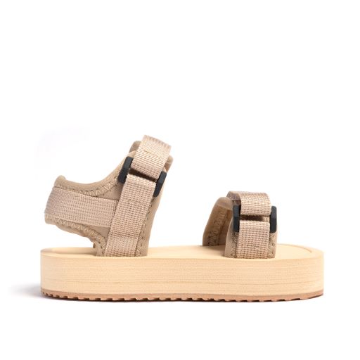 Toddler Platform Sandals in Cream - Akita