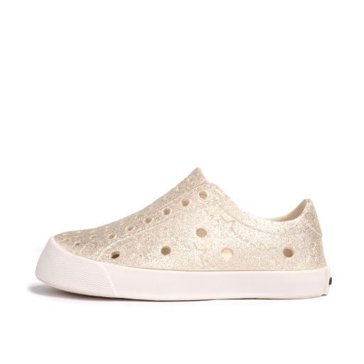 Toddler Girls Perforated Slip On Water Sneakers in Champagne - Famous