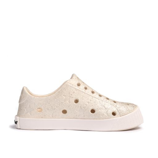 Toddler Girls Perforated Slip On Water Sneakers in Champagne - Famous