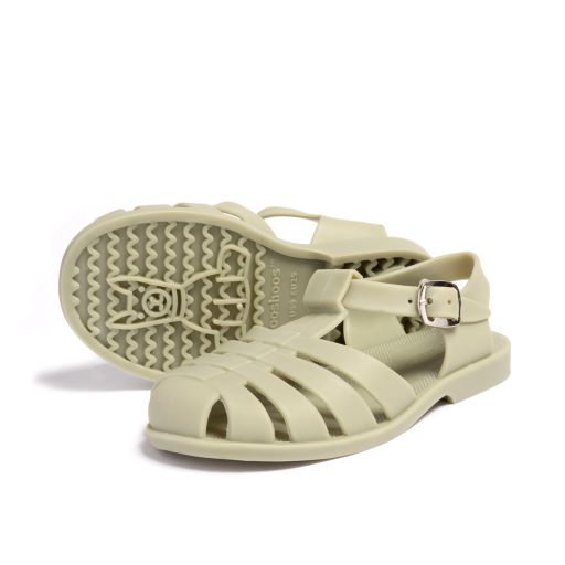 Toddler Jelly Sandals in Khaki - Kansas City Shuffle