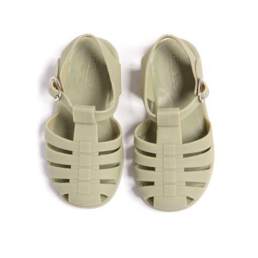 Toddler Jelly Sandals in Khaki - Kansas City Shuffle