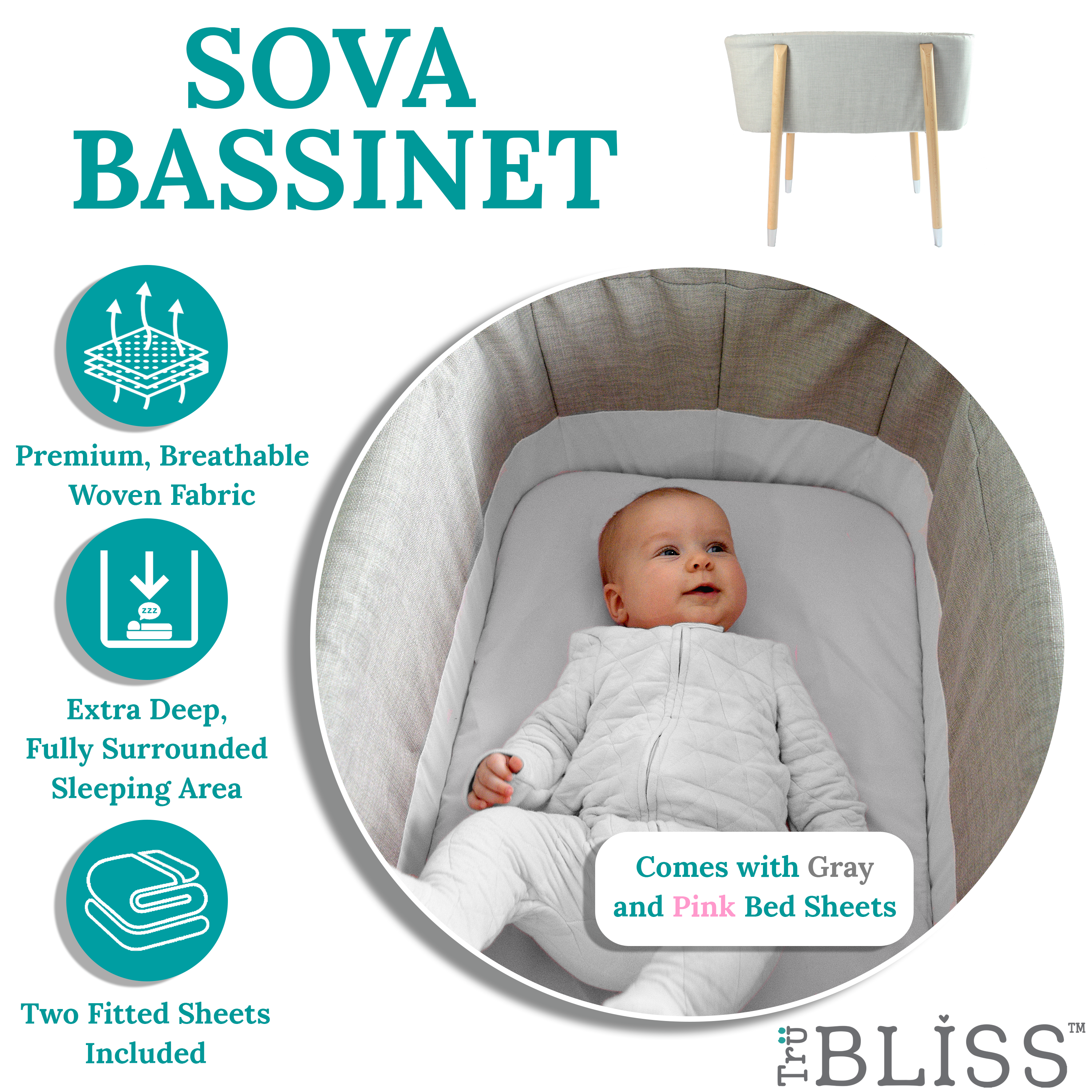 Trubliss Sova Bassinet