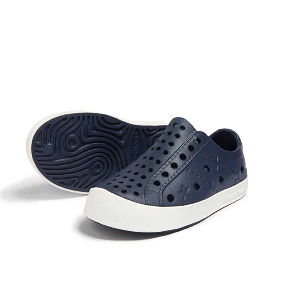 Toddler Perforated Slip On Water Sneakers in Blue - Caspian