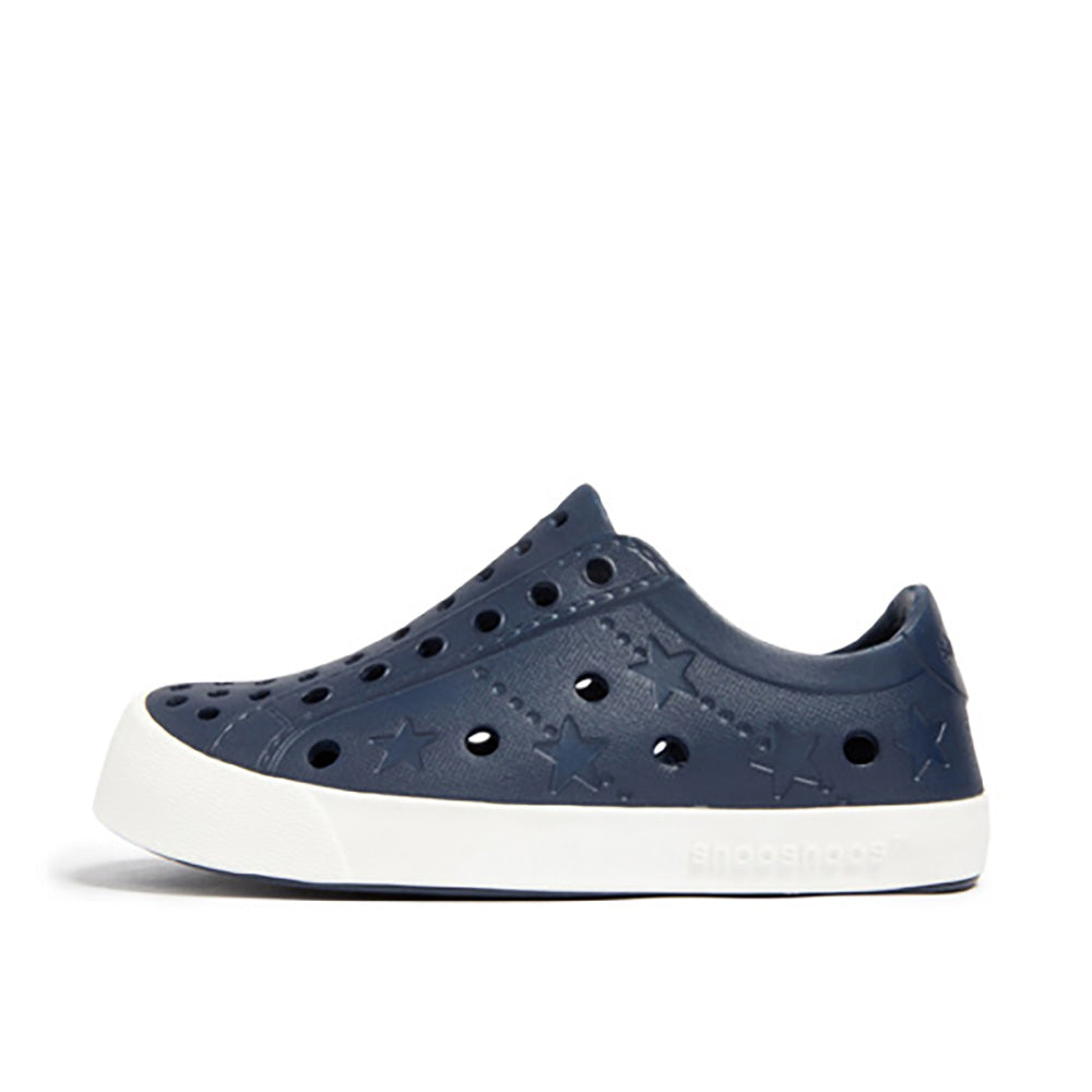 Toddler Perforated Slip On Water Sneakers in Blue - Caspian