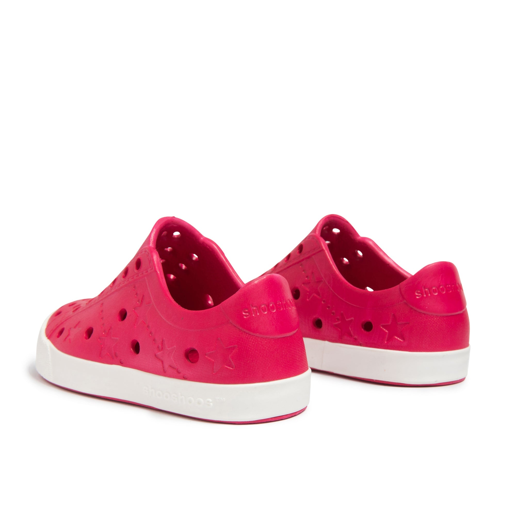 Toddler Perforated Slip On Water Sneakers in Red Cerise - Bay