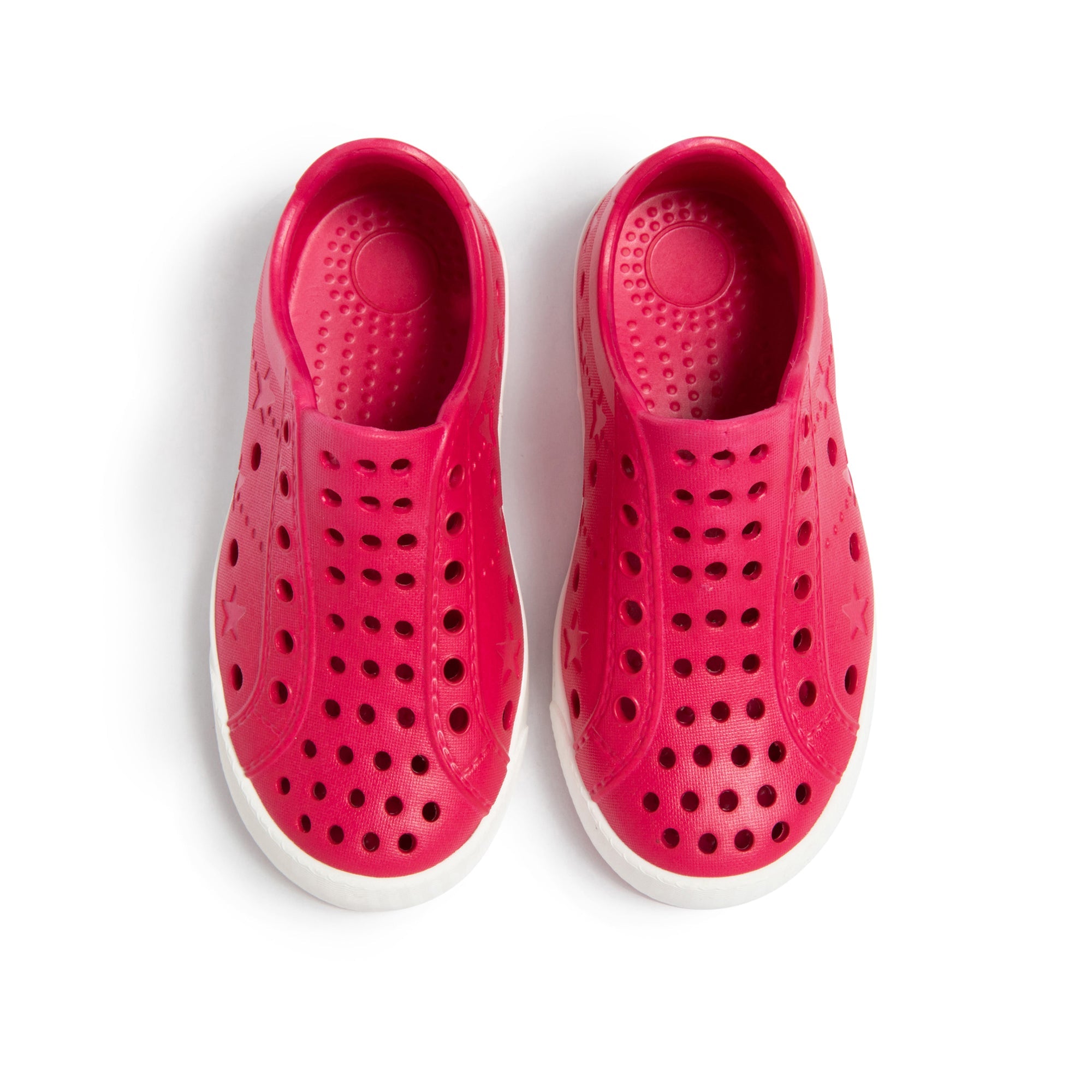 Toddler Perforated Slip On Water Sneakers in Red Cerise - Bay