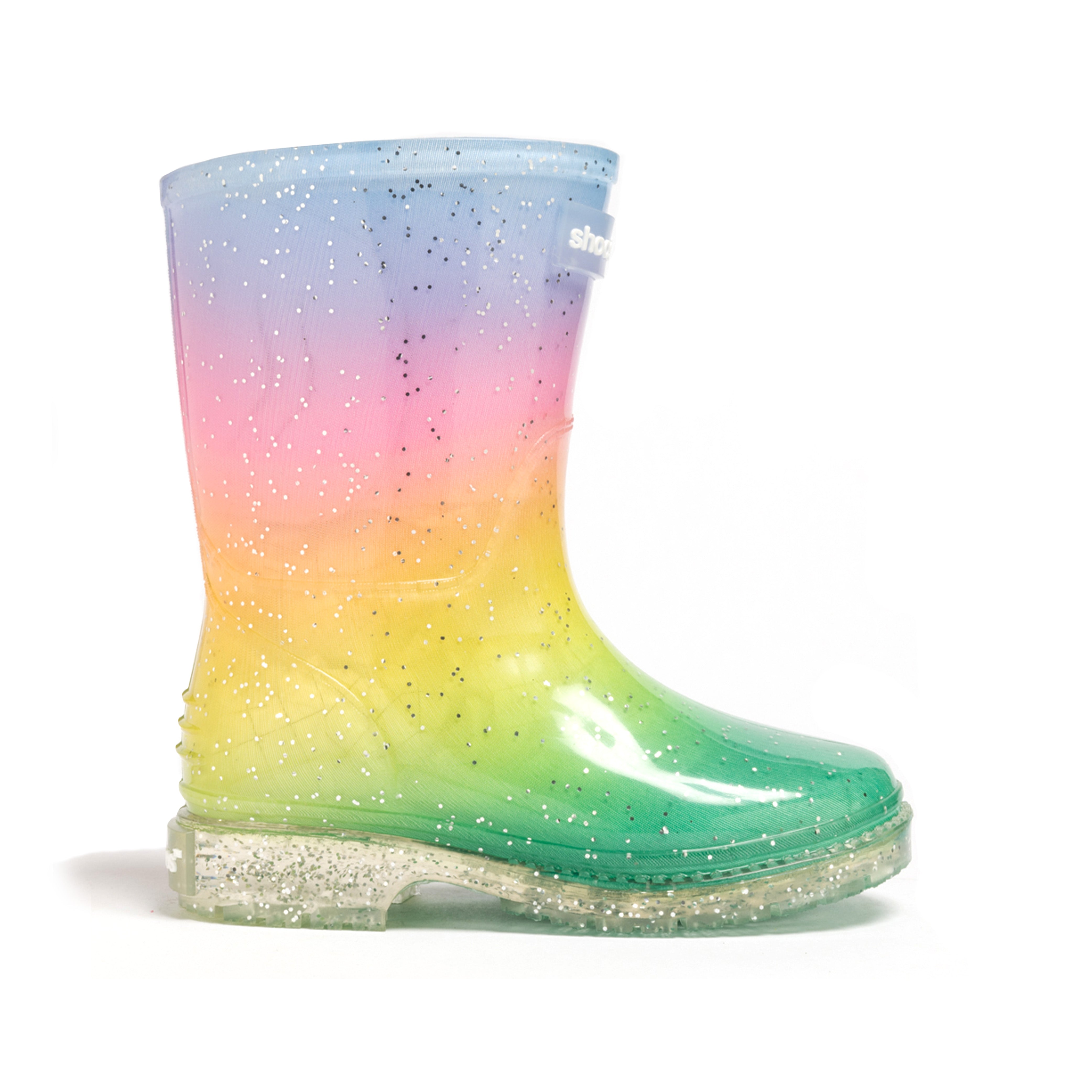 Toddler Rain Boots In Rainbow - Isla