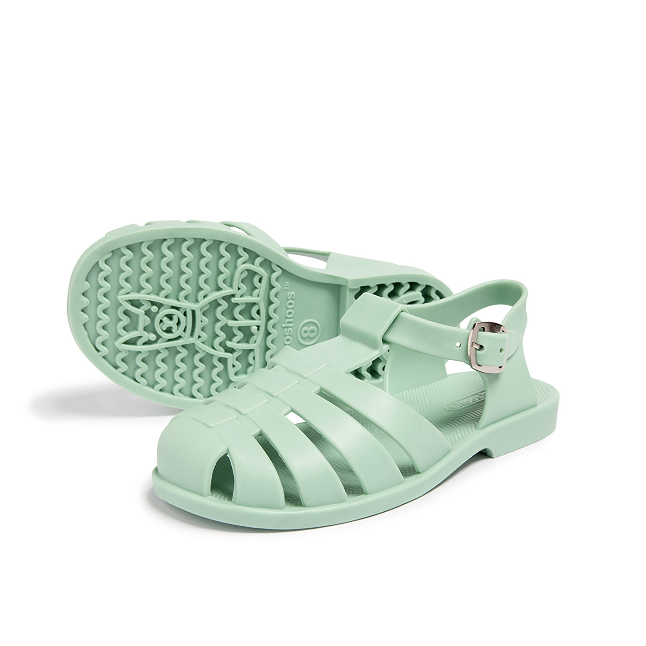 Toddler Jelly Sandals in Green Mint - Mint Hill