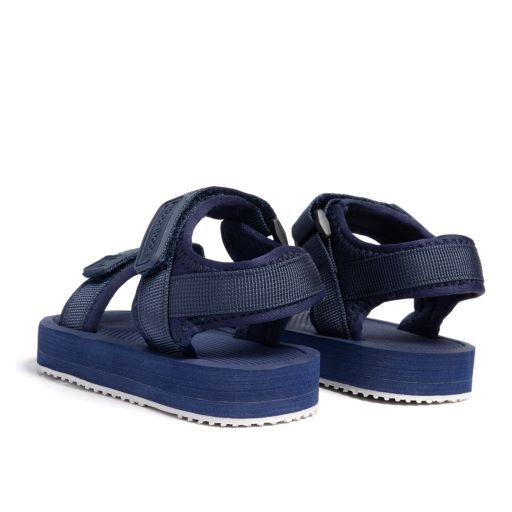 Toddler Platform Sandals in Navy Blue - June Rogers