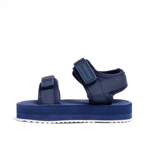 Toddler Platform Sandals in Navy Blue - June Rogers