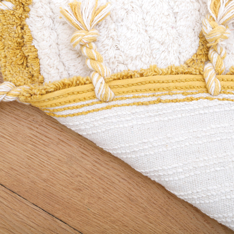 Côme Natural Mango Round Children's Rug