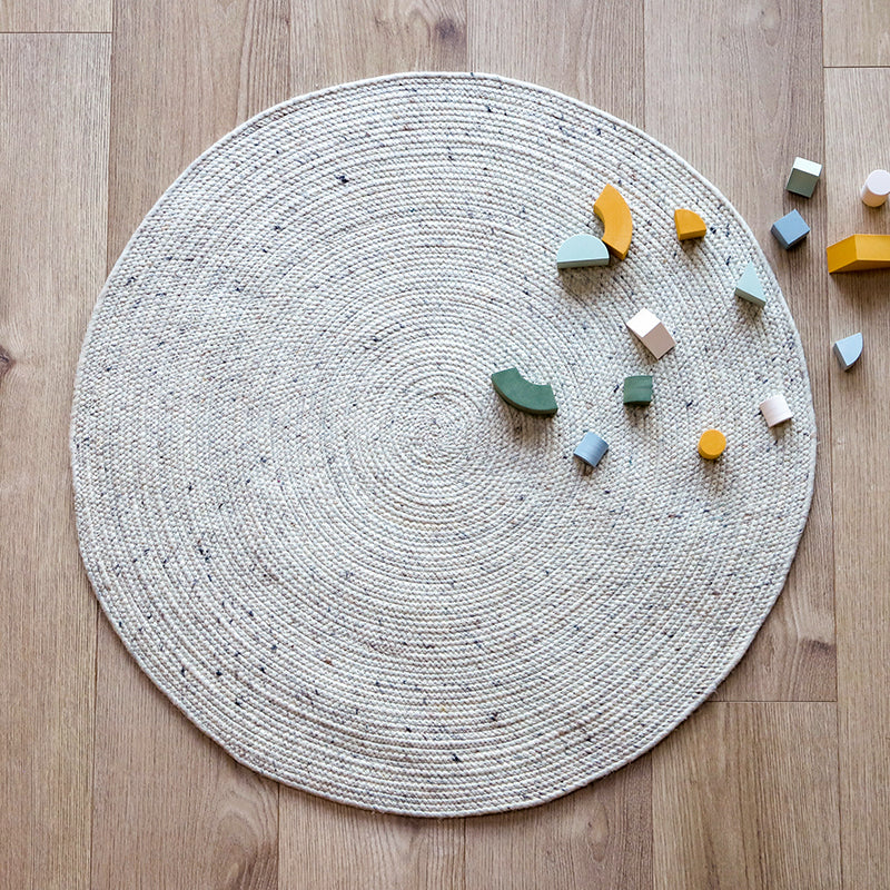 Neethu Natural M Felted Wool Rug