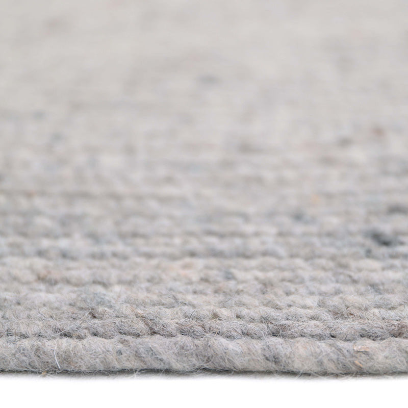Neethu Grey S Felted Wool Rug