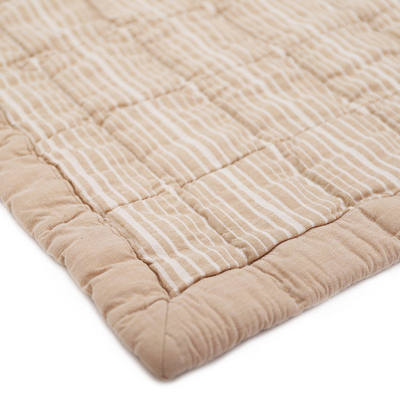 Anna Terracotta Lave Reversible Baby Blanket