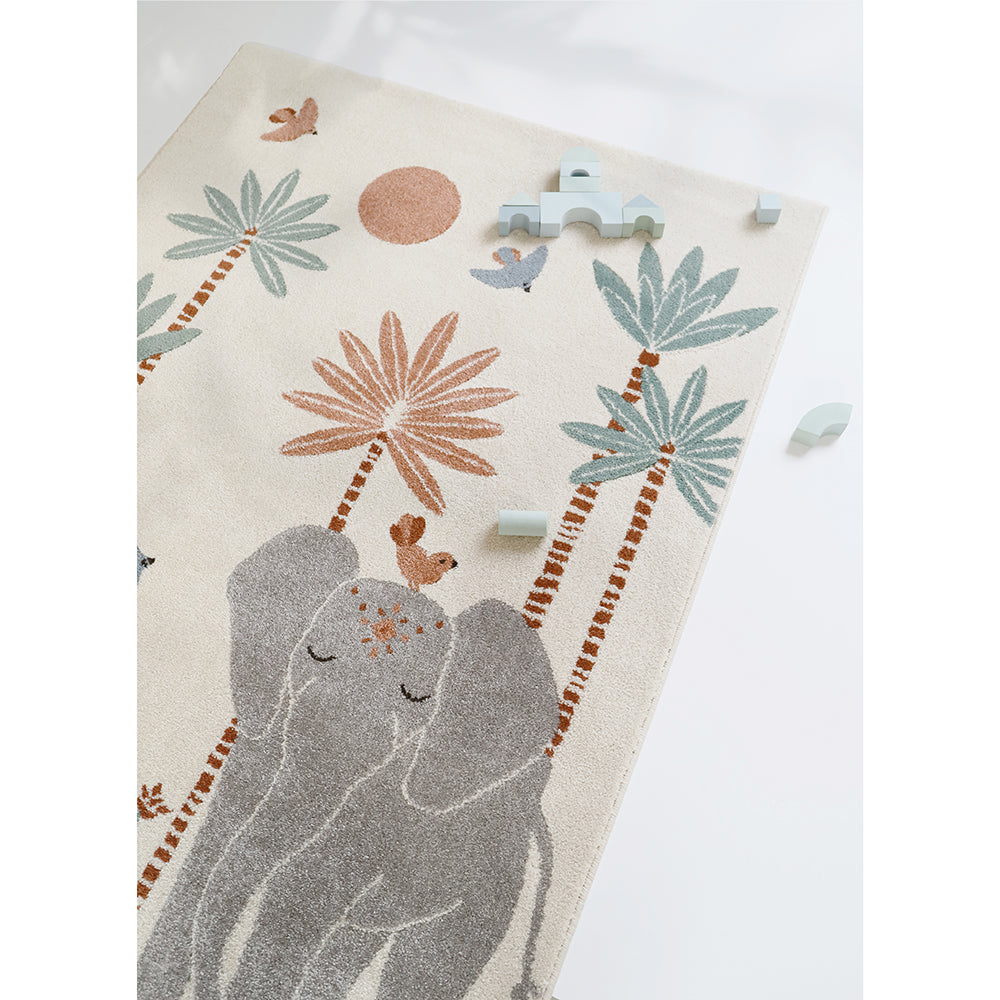 Malena Elephant Children's Rug
