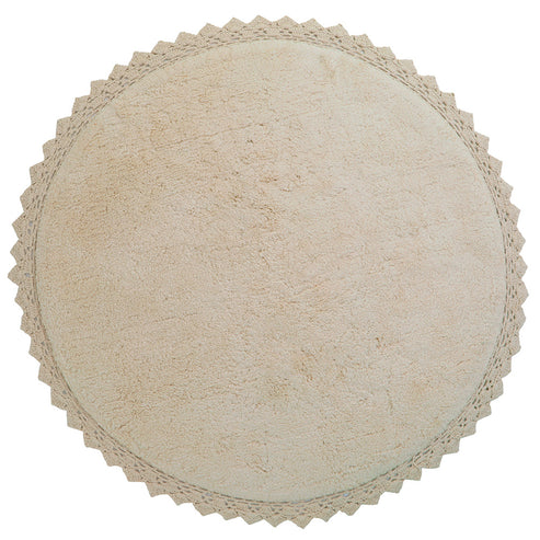 Perla Sable Crochet Finish Rug