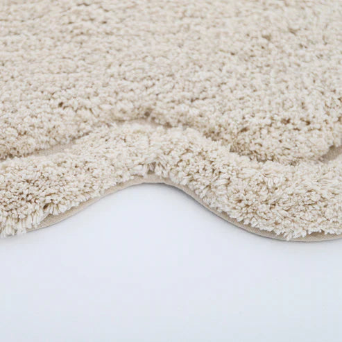 Children's Washable Cotton Mat Sweet April Ecru