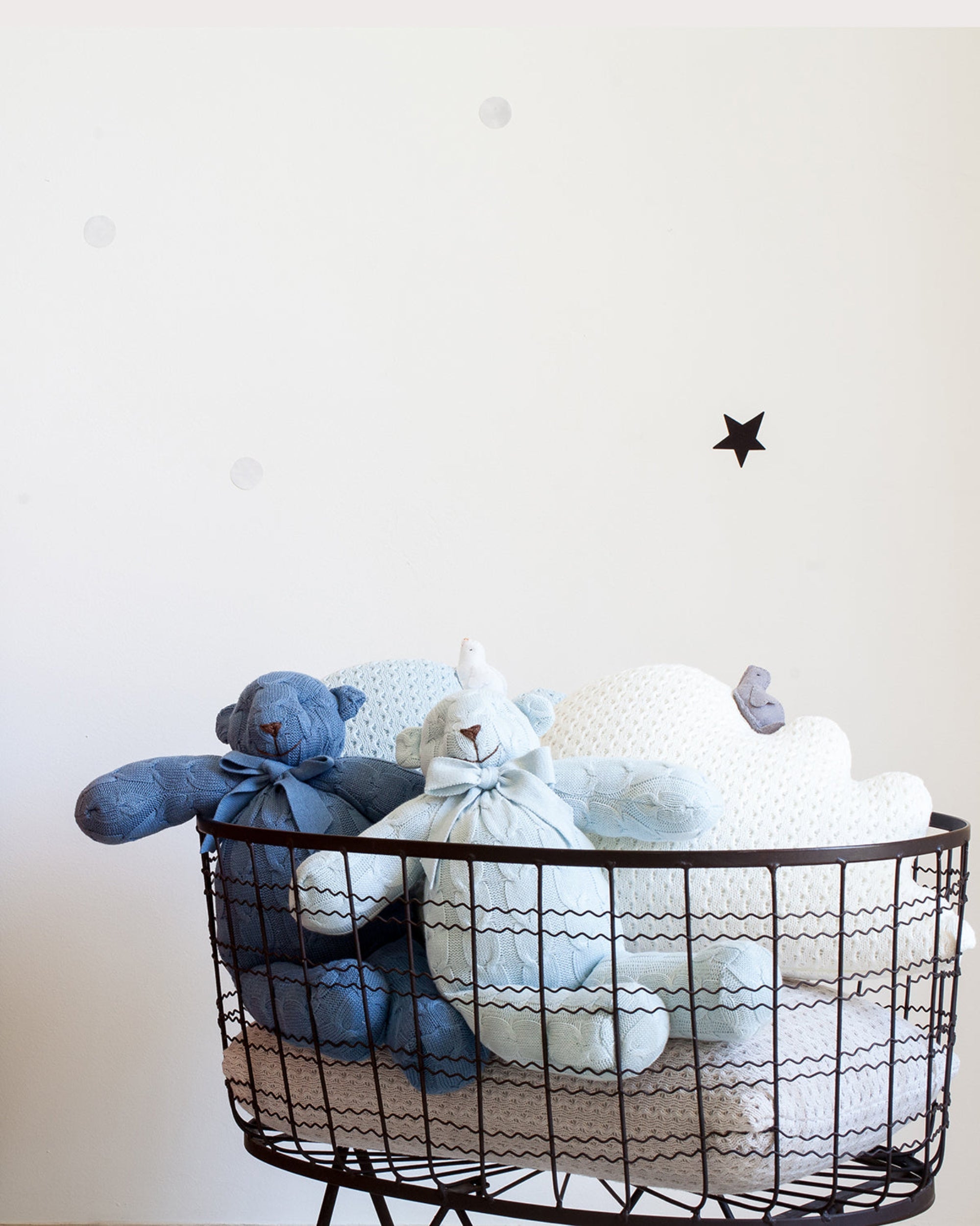 Plush Cable Knit Teddy Bear Colors