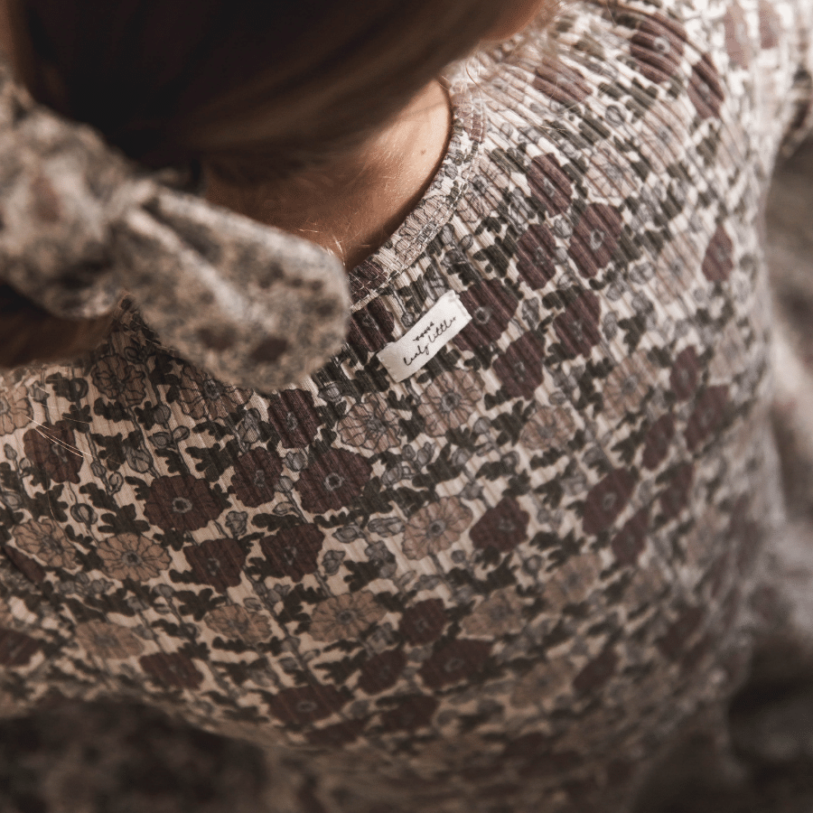 The Printed Long Sleeve Tee - Ava