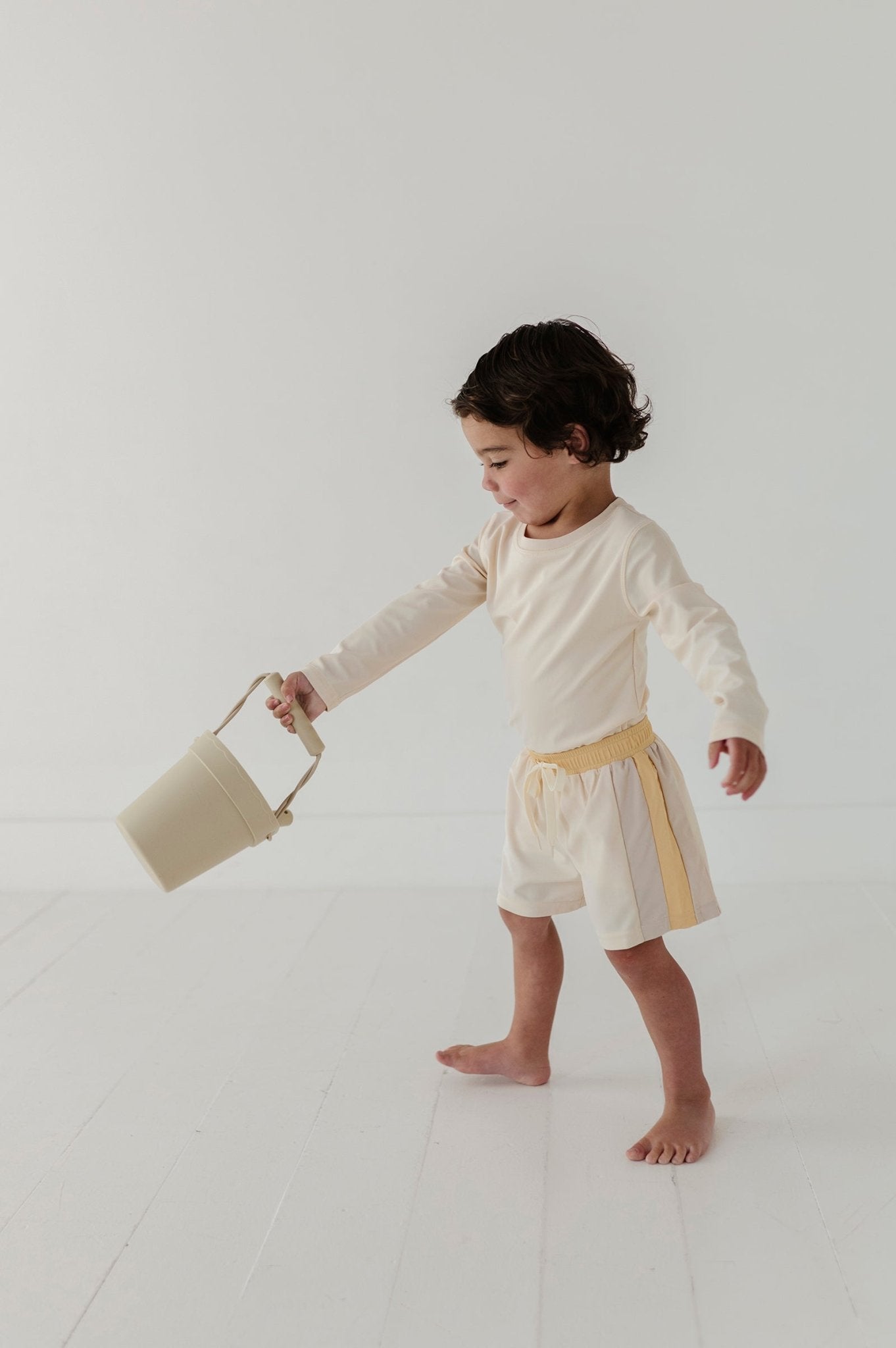 Boy's Colorblock Swim Shorts