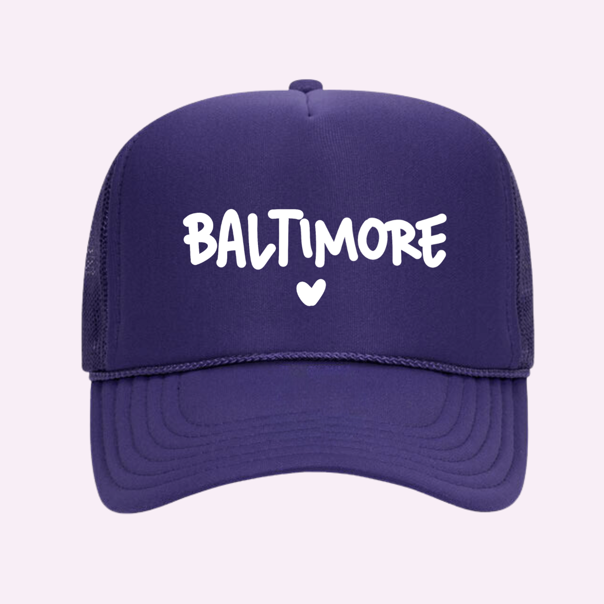 I Love Baltimore ♡ Printed Trucker Hat