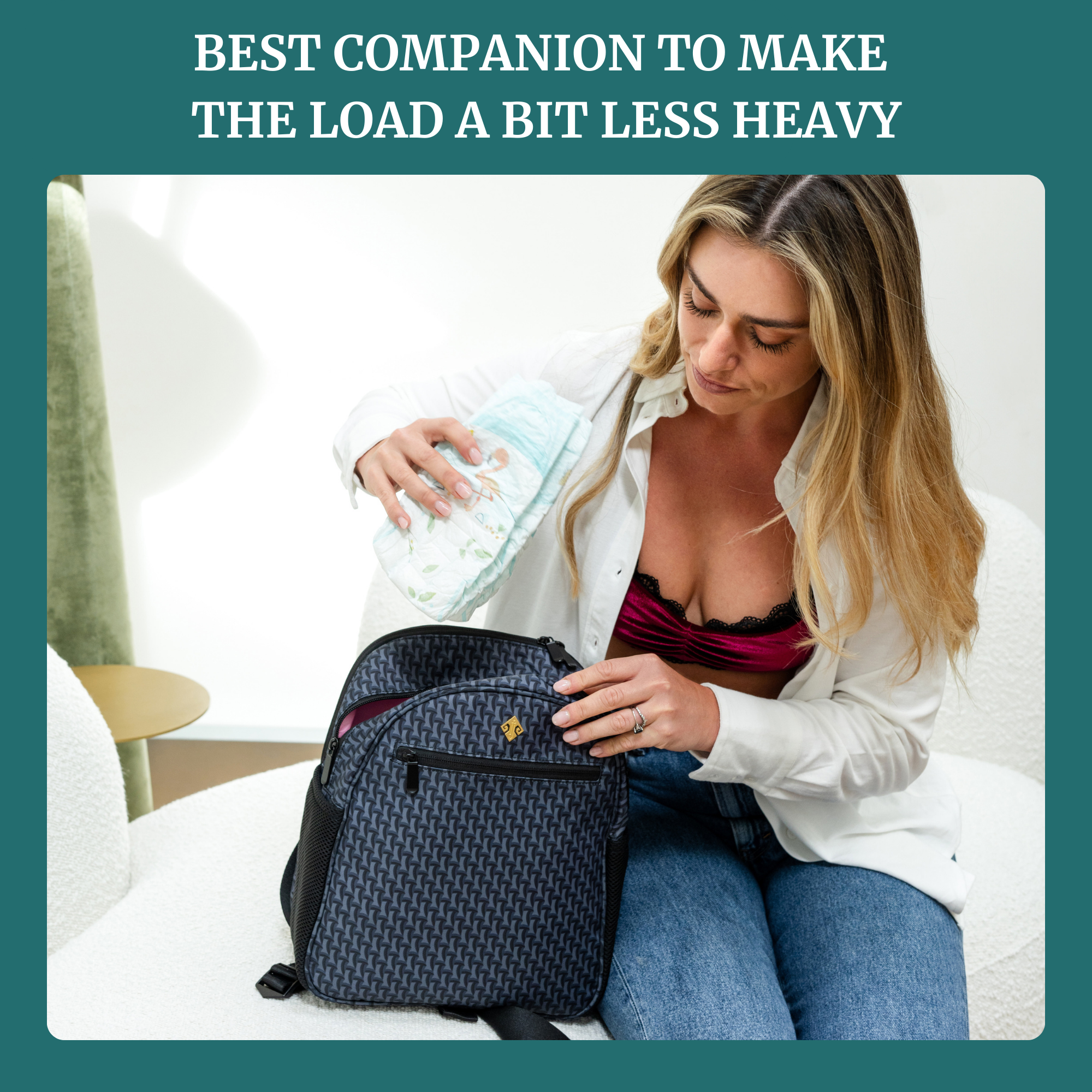 Small Diaper Bag Backpack - Claremont