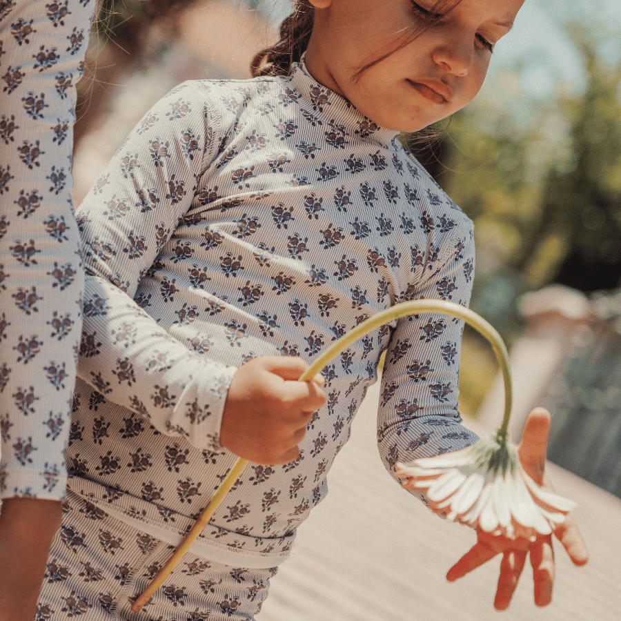 The Printed Legging - Vintage Rose