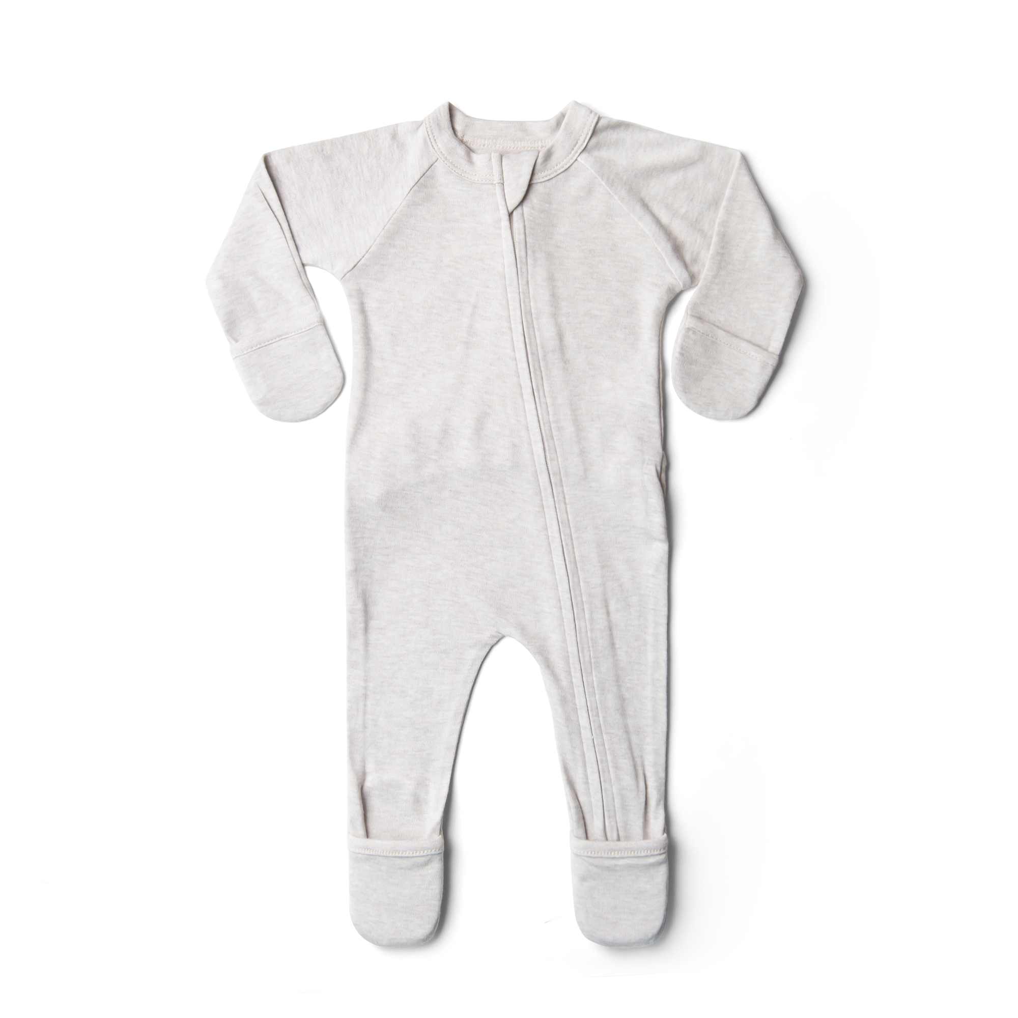 Grow With You Footie | Storm Gray