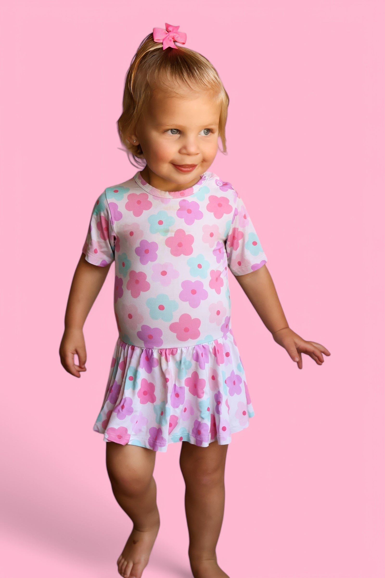 Violet Fields Dream Bodysuit Dress