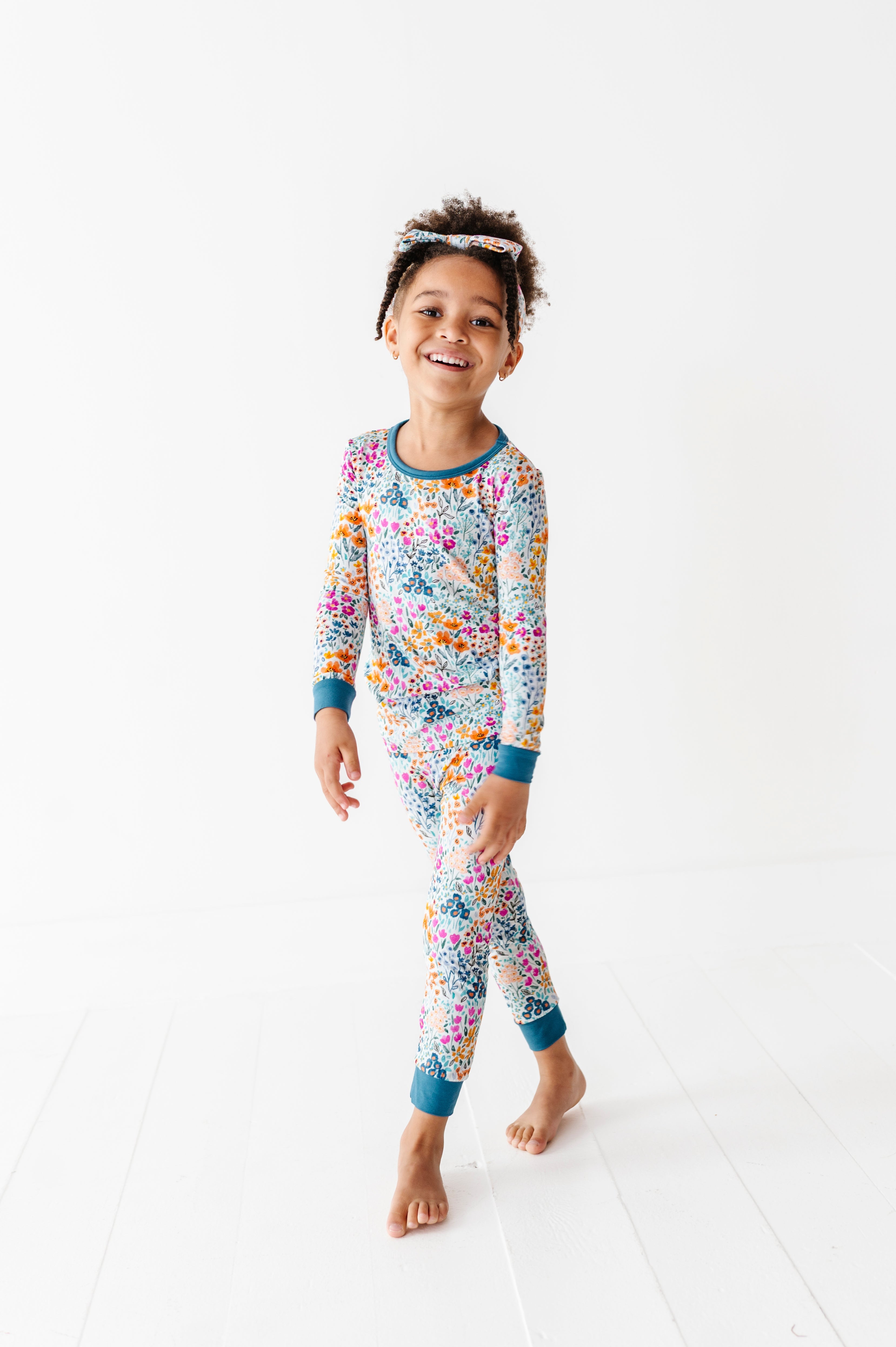 Whispering Wildflowers Long Sleeve Pj's
