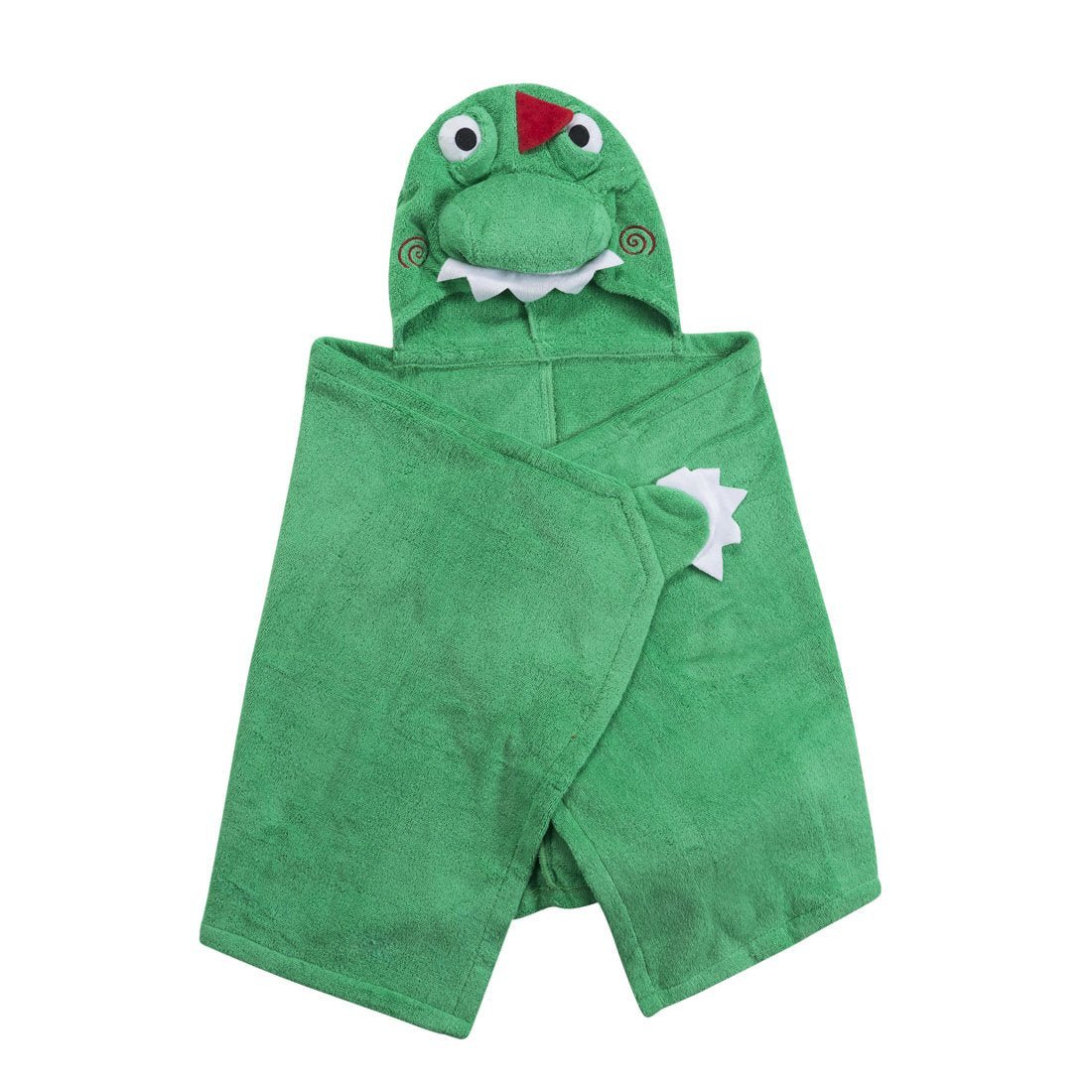 Kids Plush Terry Hooded Bath Towel - Devin The Dinosaur