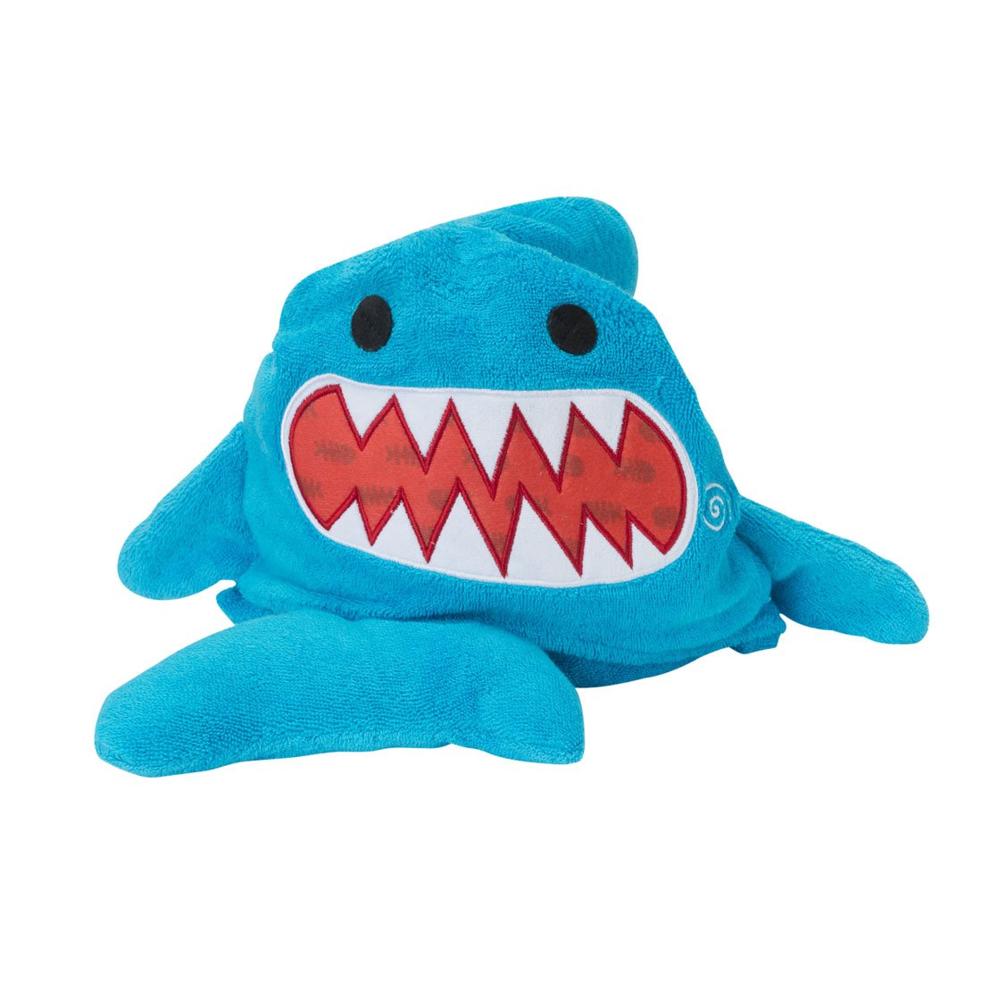 Kids Plush Terry Hooded Bath Towel - Sherman The Shark