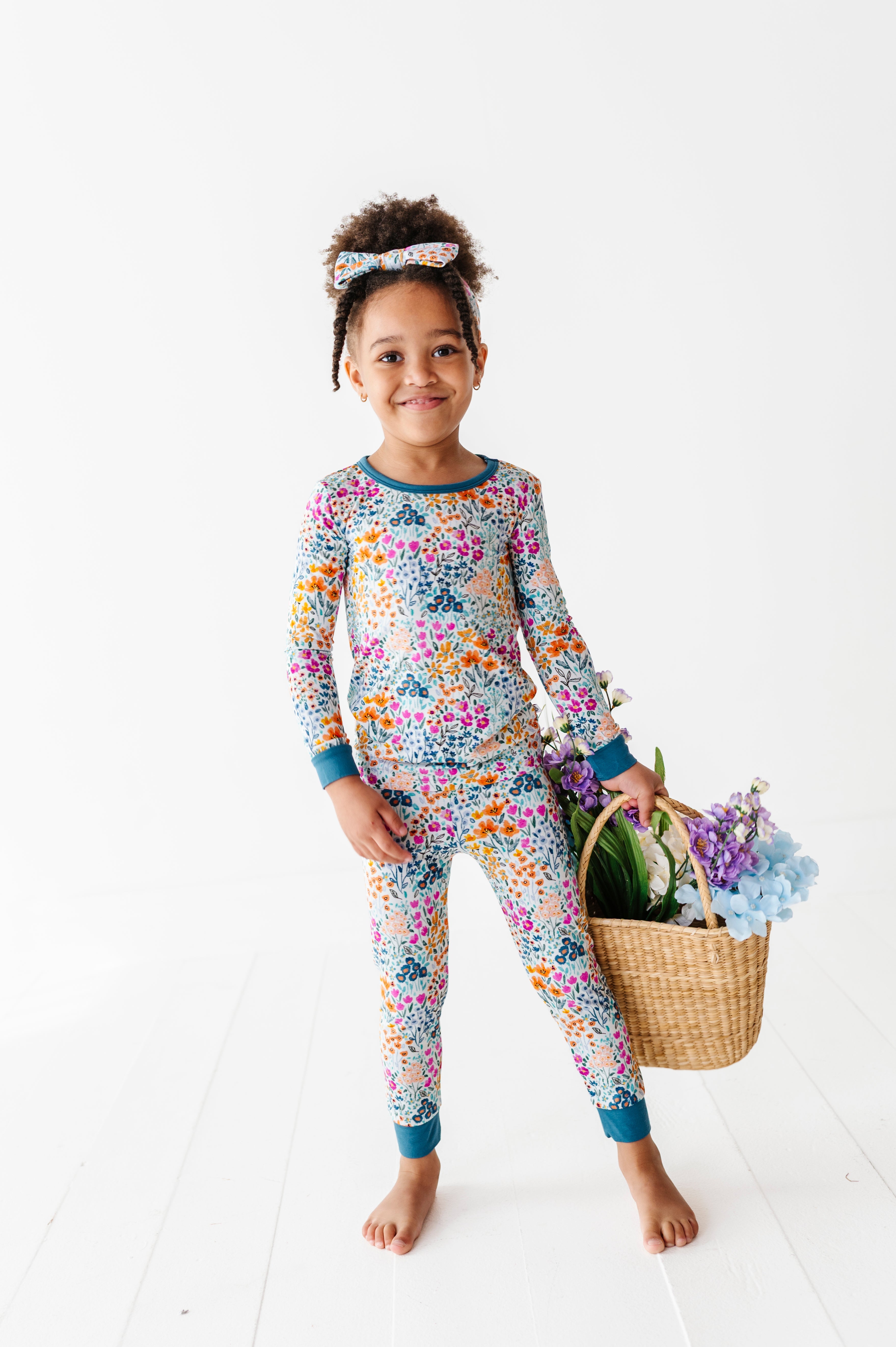 Whispering Wildflowers Long Sleeve Pj's